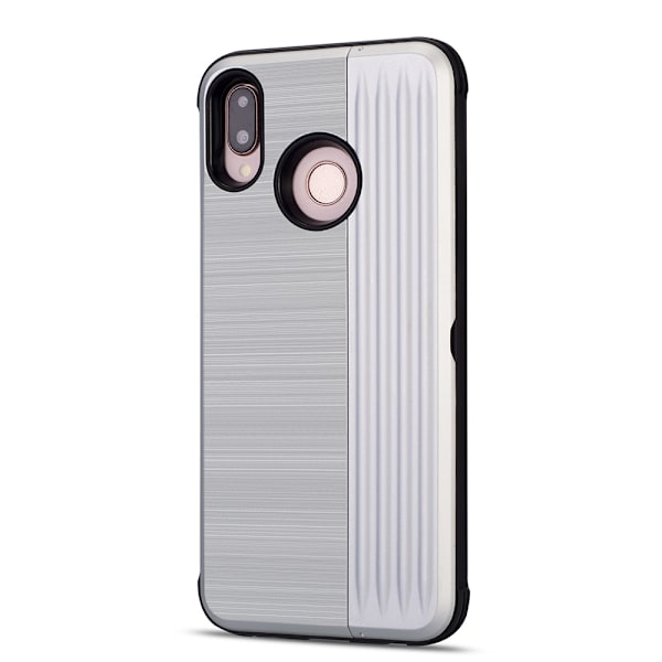 Elegant Skal med kortfack till Huawei P20 Lite Lila