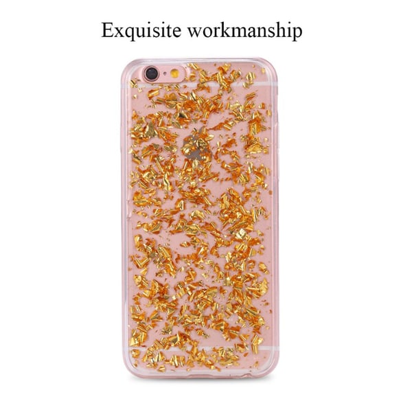 iPhone  6/6S - Exklusivt Elegant Crystal-flake skal FLOVEME Guld