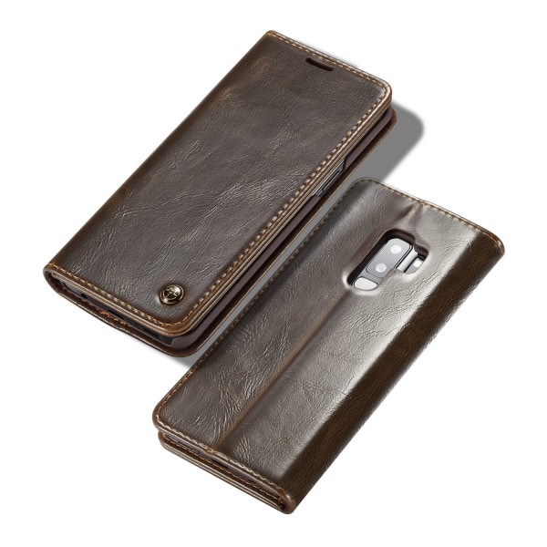 Glatt og stilig lommebokdeksel til Samsung Galaxy S9 Vit