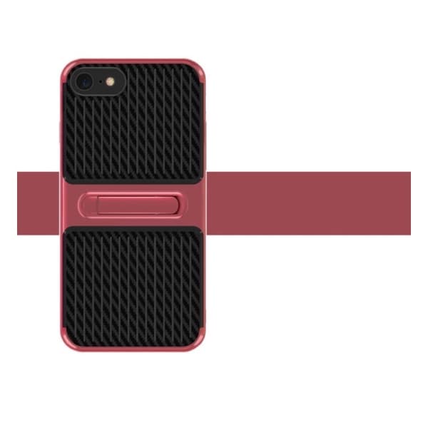 Stötdämpande Hybridskal i Karbon av FLOVEME - iPhone 8 Plus Grå