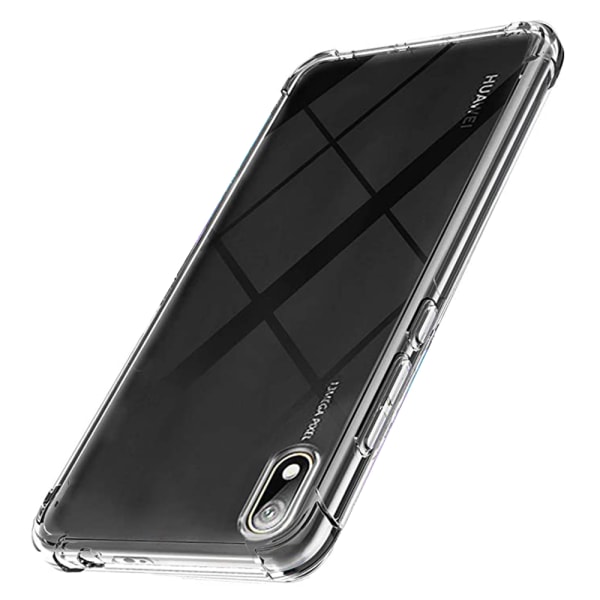 Skyddande Silikonskal - Huawei Y5 2019 Transparent/Genomskinlig Transparent/Genomskinlig