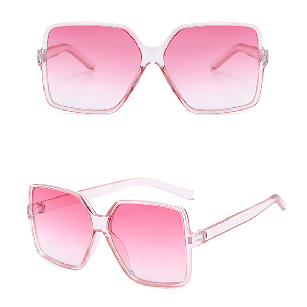 Eleganta Gradient Polariserade Solglasögon Klar/Rosa
