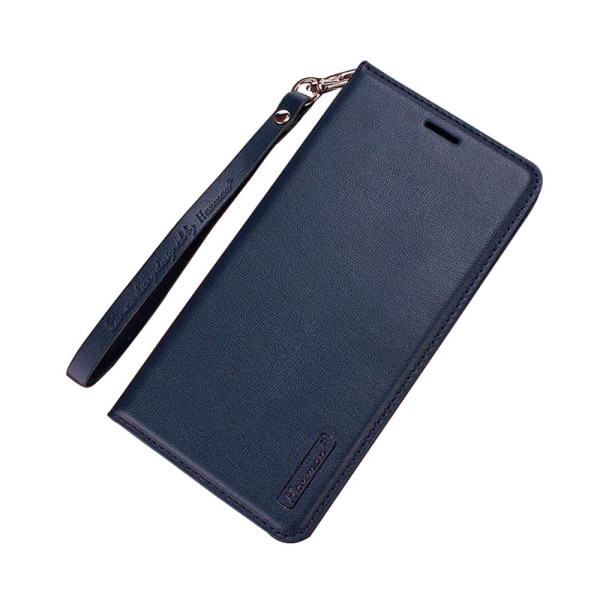 Hanman Wallet -kotelo Samsung Galaxy A6 Plus -puhelimelle Marinblå