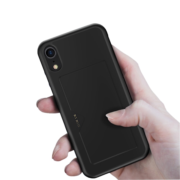 POCARD´s Smarta Skal med Kortfack för iPhone XS Max Vit