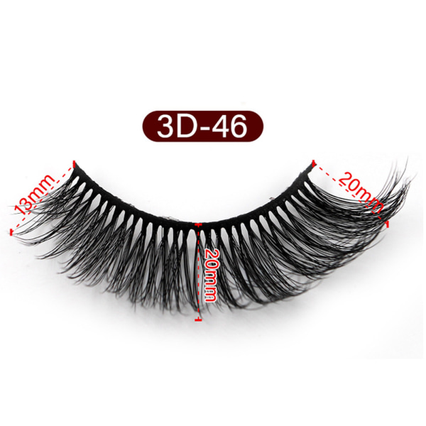 Eleganta 5-Par 3D Lösögonfransar 3D-55