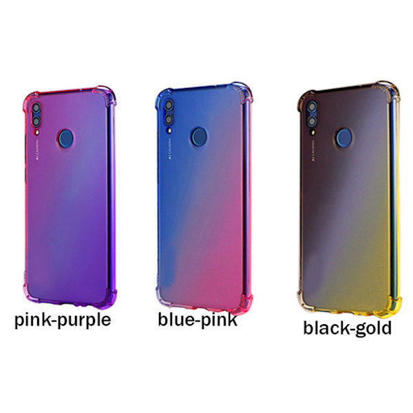 Huawei P20 Lite - Genomtänkt Skyddsskal FLOVEME Blå/Rosa