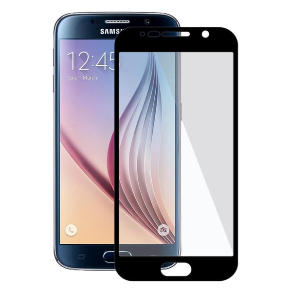 Samsung Galaxy S6 - HeliGuard (2-PACK) Skärmskydd med Ram (HD) Vit