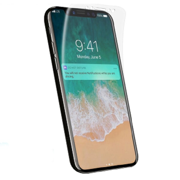 iPhone XR Hydrogel Skärmskydd HD 0,2mm Transparent