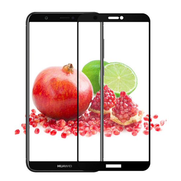 P Smart 2018 | 2.5D | Skärmskydd | Ram | HD-Clear | Screen-Fit Svart