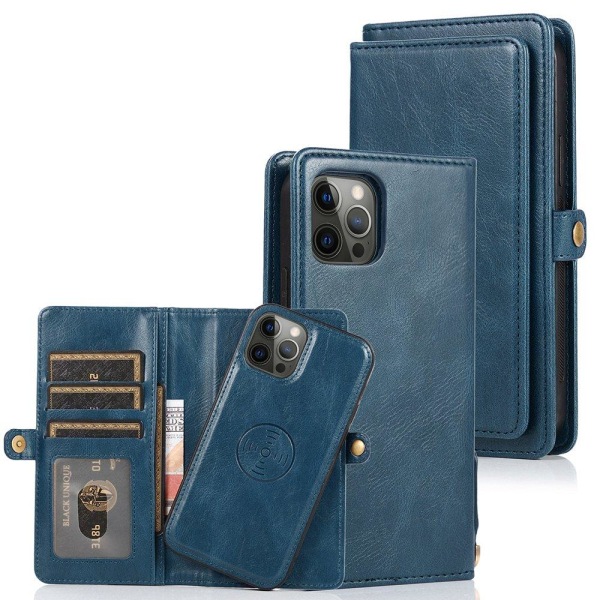 iPhone 13 Pro Max - Elegant praktisk lommebokdeksel Mörkblå