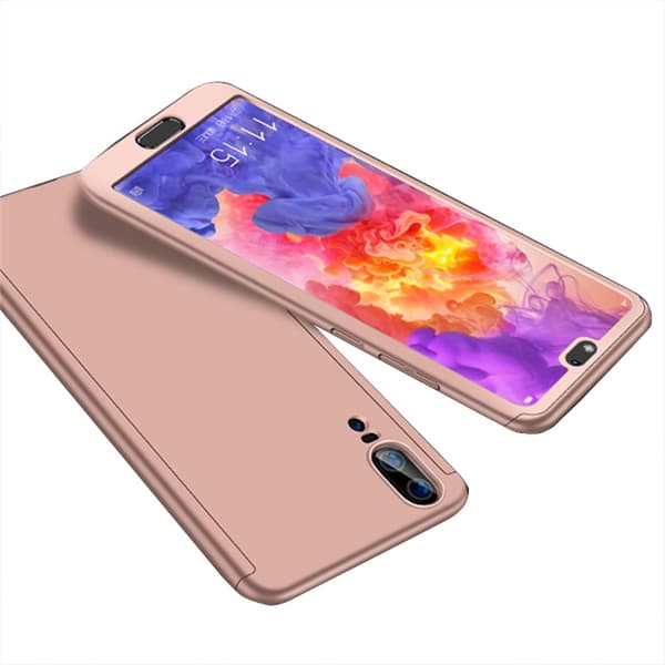Huawei P20 - Stötdämpande Robust Dubbelskal (Floveme) Guld Guld