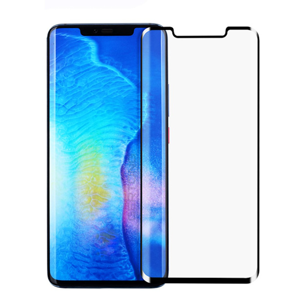 Huawei Mate 20 Pro - 3D-Skärmskydd från HuTech (Full-Glue) Transparent