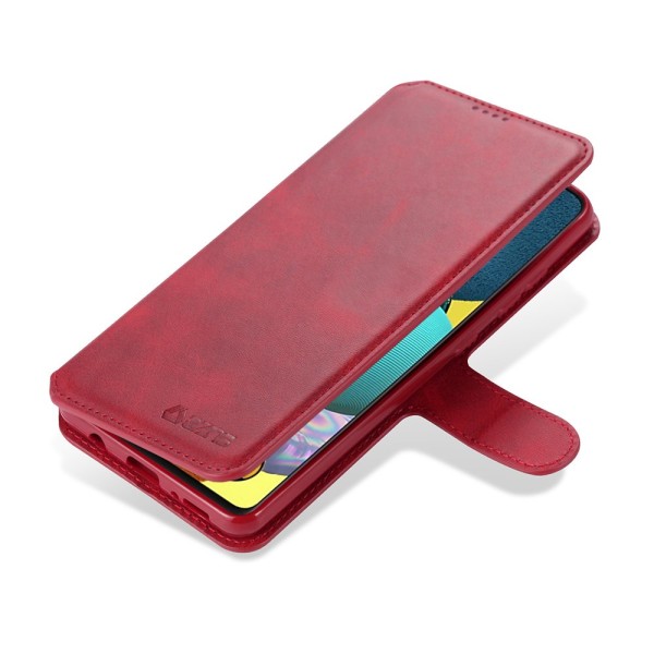 Samsung Galaxy A41 - Praktiskt Yazunshi Plånboksfodral Röd Röd