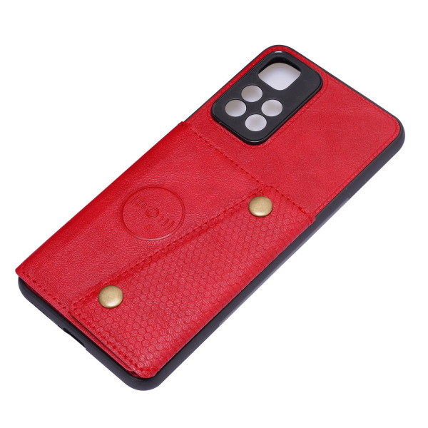 Xiaomi Redmi Note 11 Pro 5G - Mobildeksel Kortholder Röd