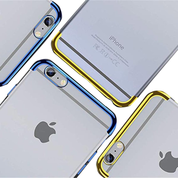 iPhone 5/5S – iskuja vaimentava silikonikotelo (FLOVEME) Silver