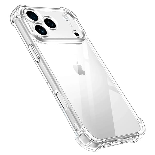 iPhone 17 Pro Silikonskal Airbag + Kepsfunktion