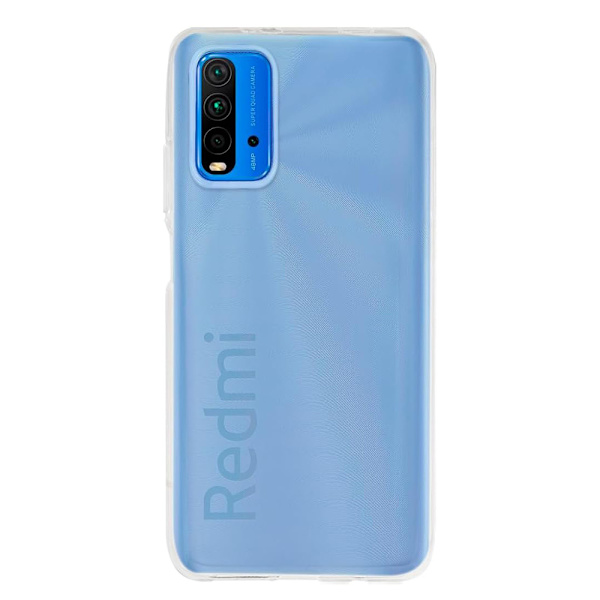 Redmi 9T - Genomtänkt Skyddande Silikonskal Transparent