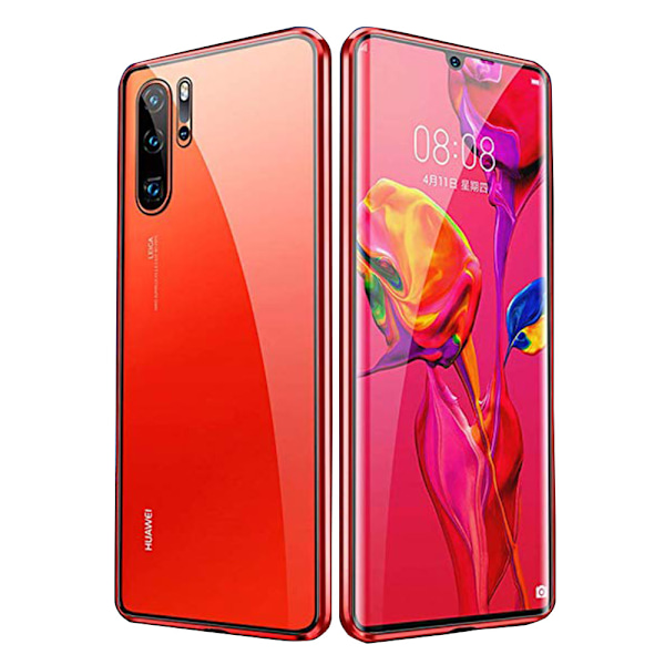 Huawei P30 Pro - Stilsäkert Skyddande Magnetiskt Skal Grön