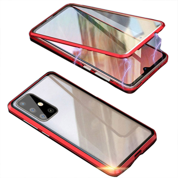 Samsung Galaxy A51 - Helt�ckande Stilrent Magnetiskt Skal Röd