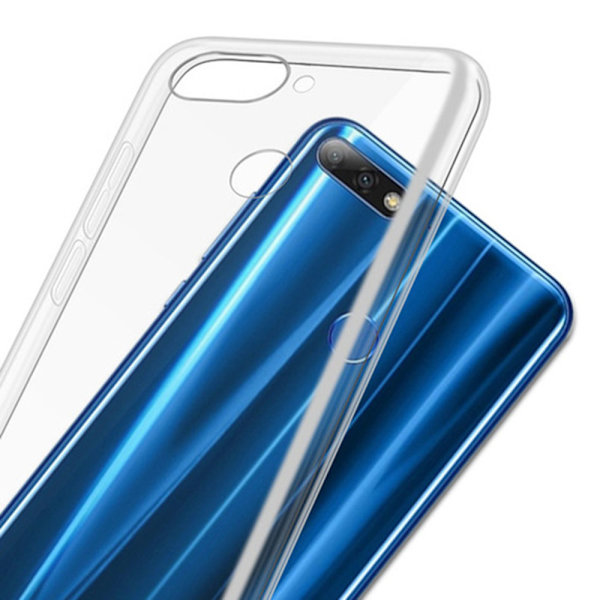 Huawei P Smart 2018 - Skyddande Silikonskal (FLOVEME) Transparent/Genomskinlig