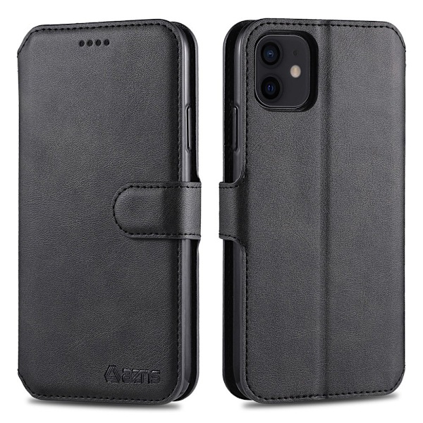 iPhone 12 Mini - Praktiskt Stilsäkert YAZUNSHI Plånboksfodral Grå
