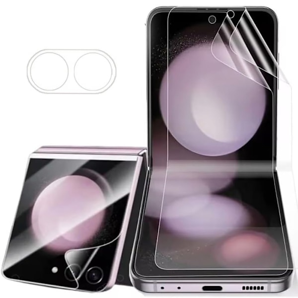 Z Flip 6 - 4-in-1 Skärmskydd & Kameraskydd i Hydrogel