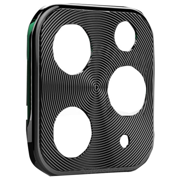 Högkvalitativ HD Kameralinsskydd Ram iPhone 11 Pro Svart