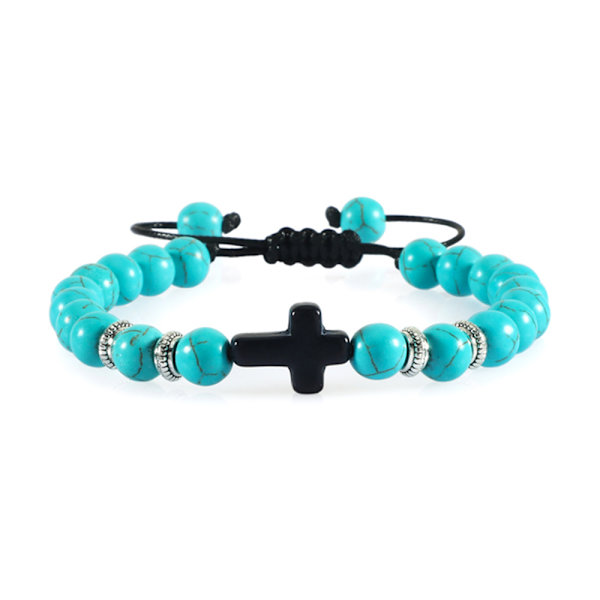 Stilrent Unikt Hållbart Kularmband Red Turquoise