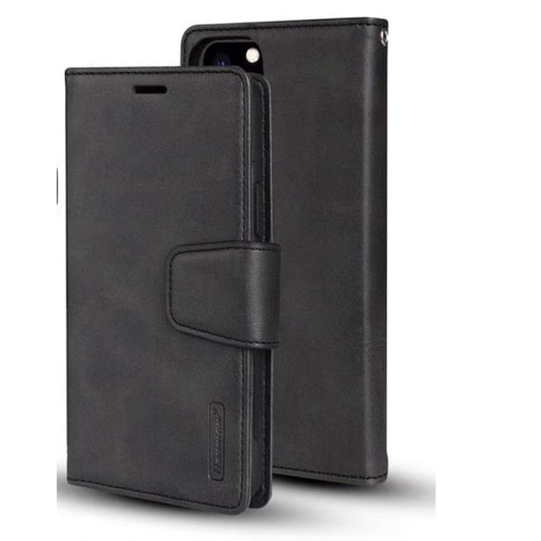 iPhone 11 Pro – ainutlaatuinen Hanman Wallet Case (2 in 1) Svart