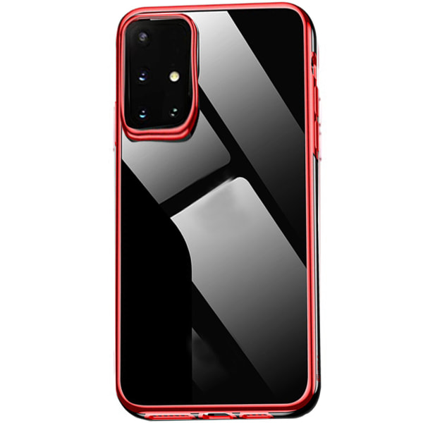 Samsung Galaxy A71 - Beskyttende stilig silikondeksel Röd