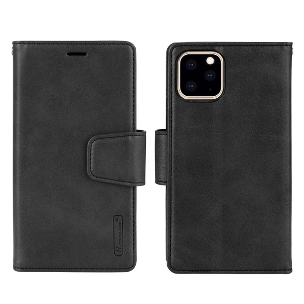 iPhone 11 Pro Max - Professional Wallet Case (2 in 1) Brun