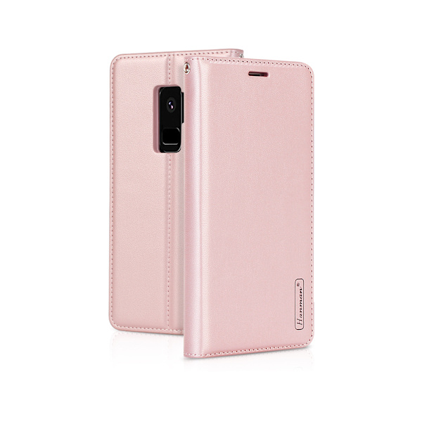 Fodral i Slitstarkt PU-Läder (T-Casual) - Samsung Galaxy S9+ Rosaröd