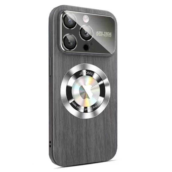 iPhone 12 pro max -  Trätexturerat Magsafe Trådlöst Laddningsskal Brun