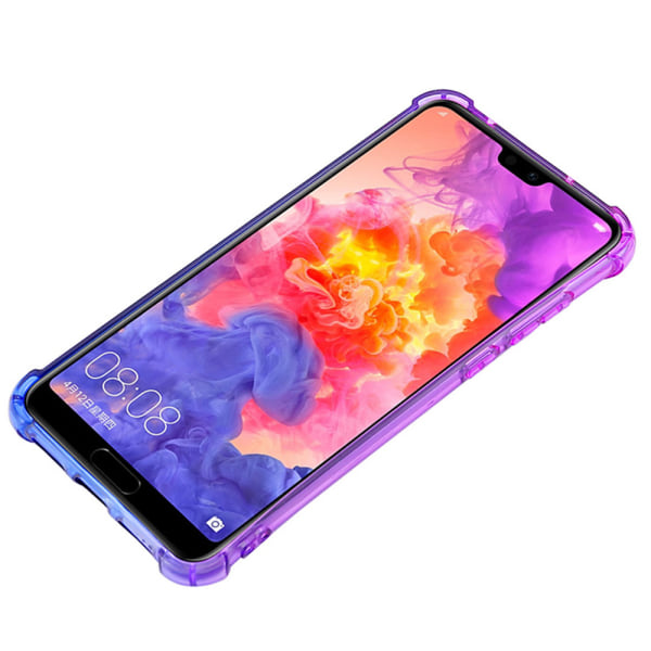 Huawei P20 Pro - Stilfuldt silikone beskyttelsescover Transparent/Genomskinlig