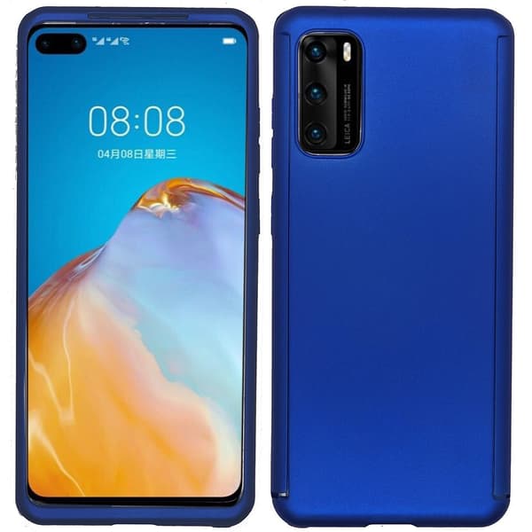 Genomtänkt Dubbelskal - Huawei P40 Silver
