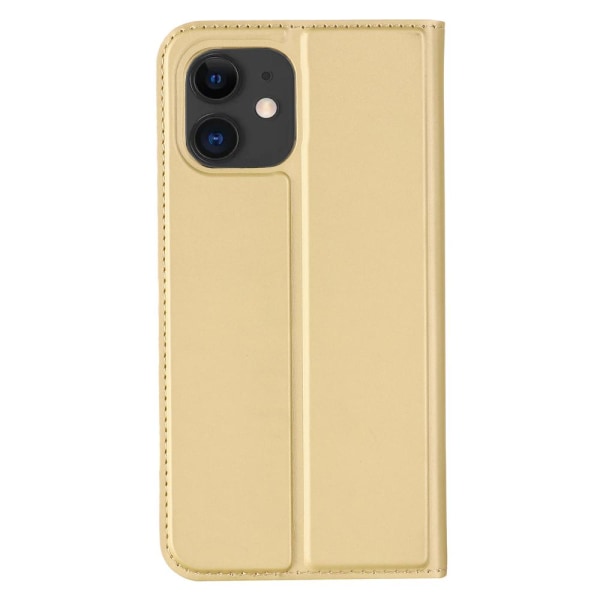 iPhone 12 Mini - Elegant Smart Wallet Cover Guld