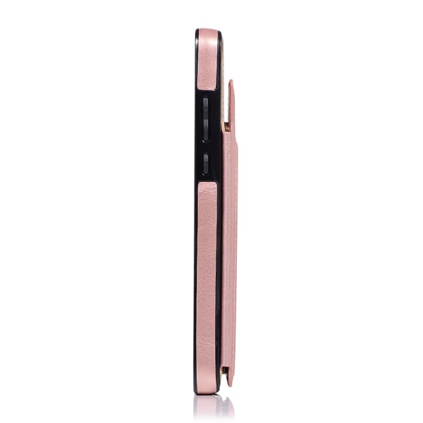 Smart Stilig deksel med kortholder - Huawei P30 Lite Rosa