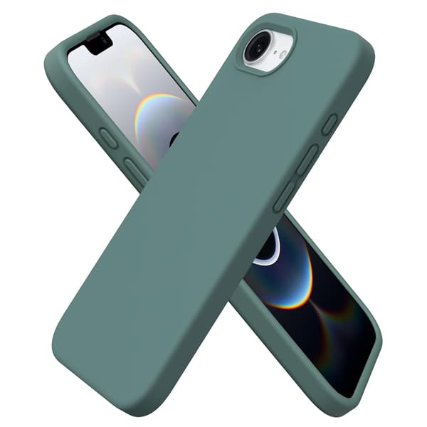 iPhone 16E Silikonskal med Trippelskydd Lila