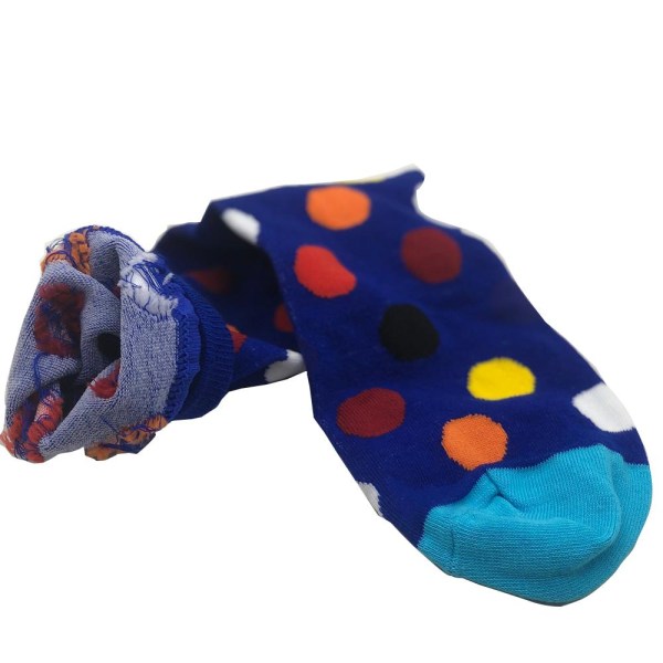 7-Pack holdbare og behagelige farverige sokker Flerfärgad
