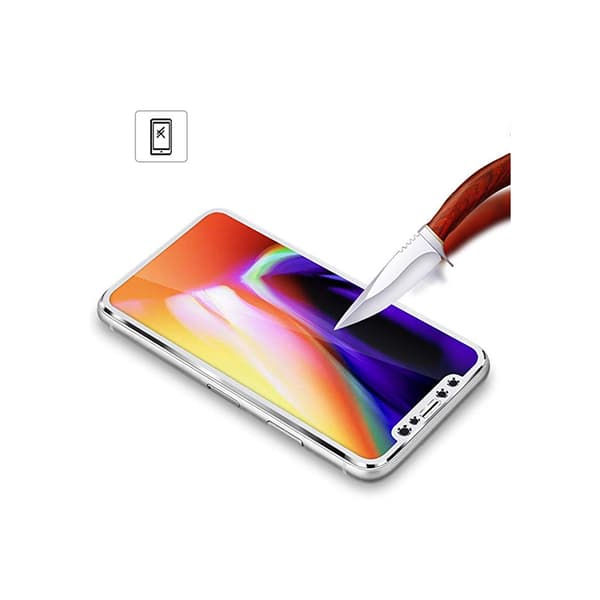 MyGuard Skärmskydd 3-PACK (Aluminium-ram) iPhone X Guld