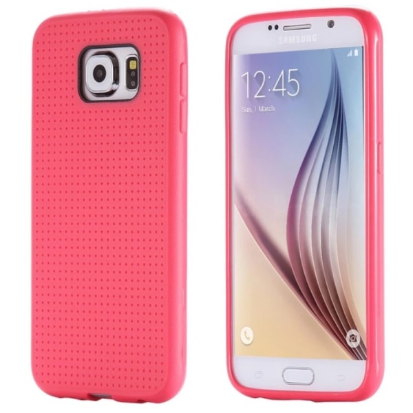 Galaxy S7 Edge - FLOVEME:n tyylikäs silikonisuojus Hot Pink
