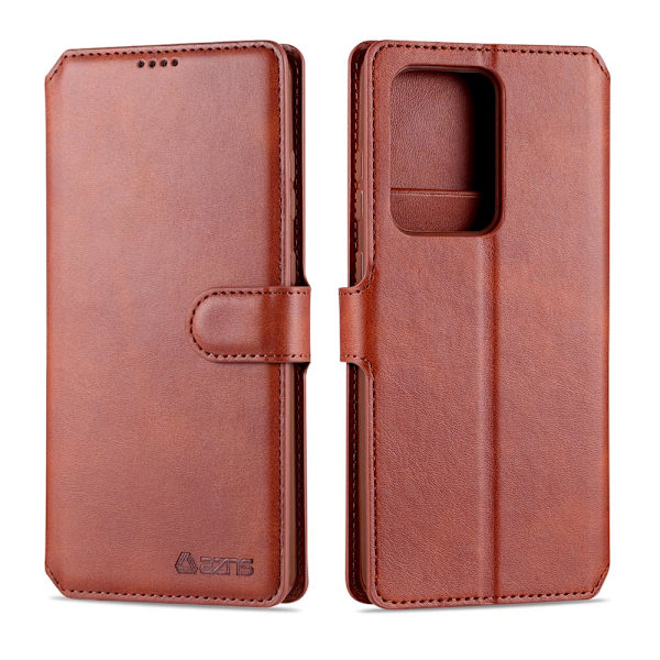 Samsung Galaxy A51 - Yazunshi Stylish Wallet etui Brun