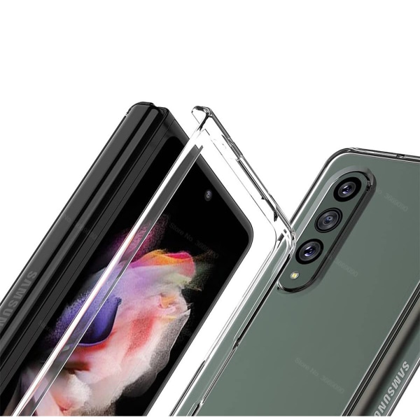 Suojaava Smooth FLOVEME-suojus - Samsung Galaxy Z Fold 3 Genomskinlig