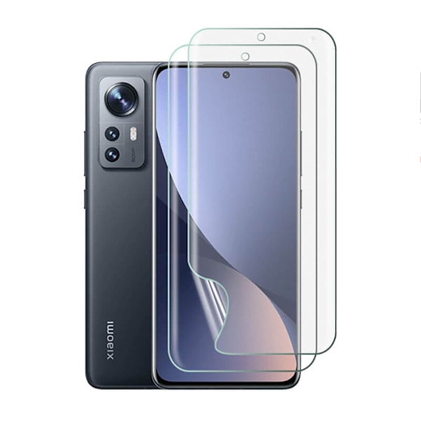 Xiaomi 12T Pro Genomtänkt Skärmskydd i Hydrogel-variant (2-pack) Transparent