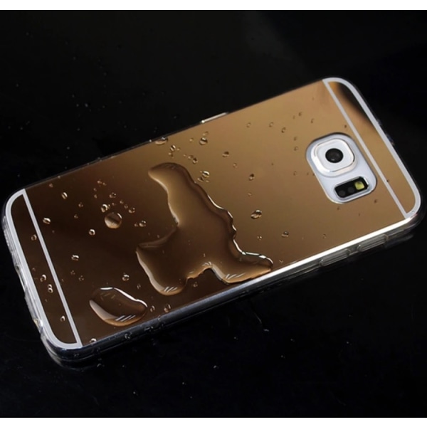 Samsung Galaxy S6 Edge - "Vintage" från LEMAN med Spegeldesign Silver