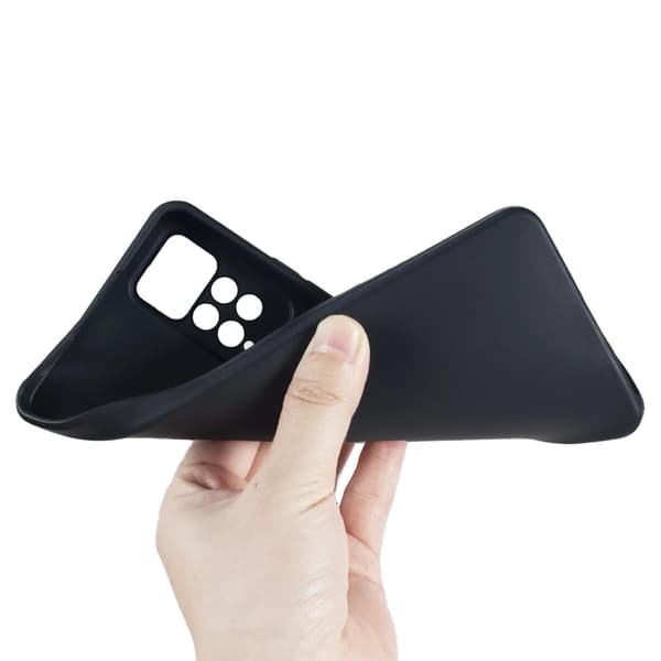 Redmi Note 11 Pro 5G - Skyddsskal i Mattbehandlat Silikon Svart