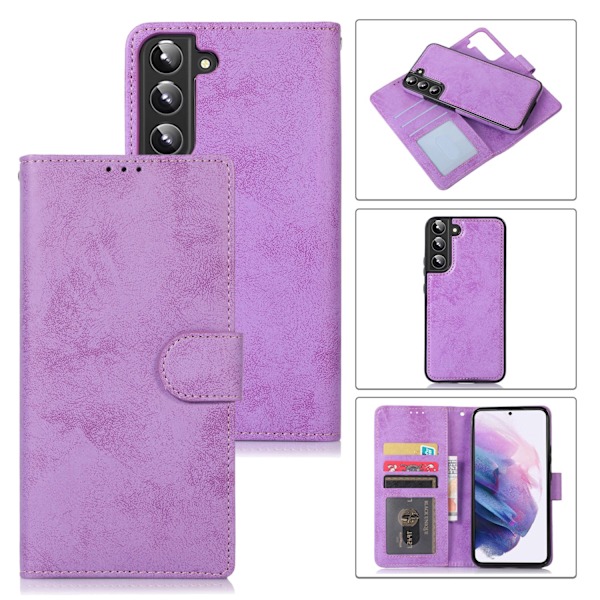 Samsung Galaxy S23/S23 Plus/S23 Ultra - Plånboksfodral Lila S23 Ultra