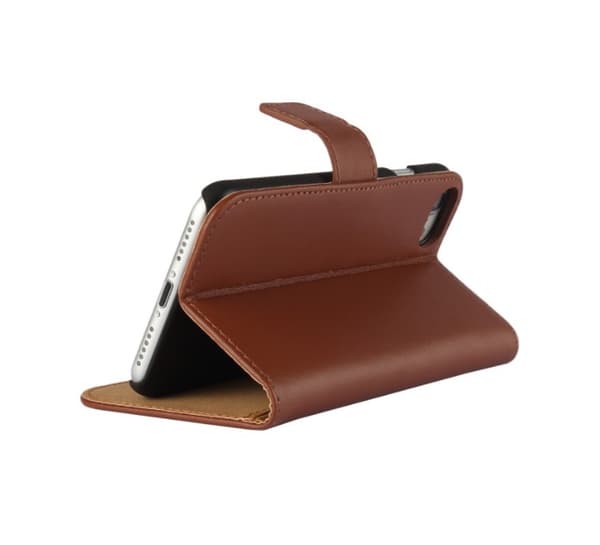 Stilrent VINTAGE Plånboksfodral i läder för iPhone 7 PLUS Blå