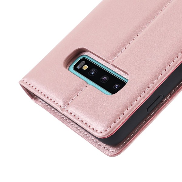 Samsung Galaxy S10 - Stilsäkert 2 i 1 Plånboksfodral HANMAN Svart