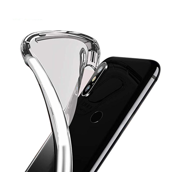 Huawei P30 Lite - Beskyttende stødabsorberende silikonecover Transparent/Genomskinlig